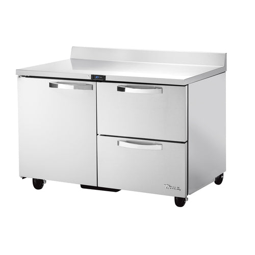 True TWT-48D-2-HC~SPEC3 48 3/8" 1 Door Worktop Refrigerator