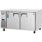 Everest ETWF2 59 1/4" Solid Door Undercounter Freezer