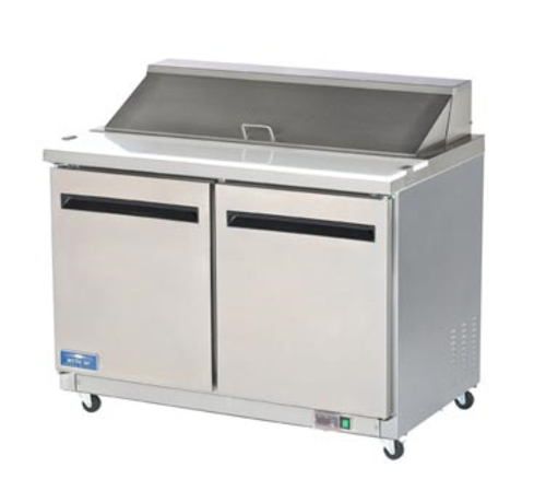 Arctic Air AST48R 48 1/4" 2 Doors 12 Pan Sandwich / Salad Prep Table