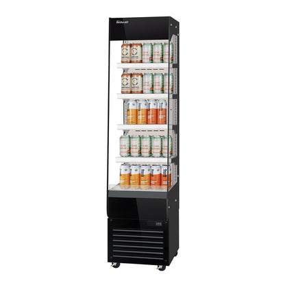Turbo Air TOM20-75N-W(B) 19 5/8" Open Air Merchandiser