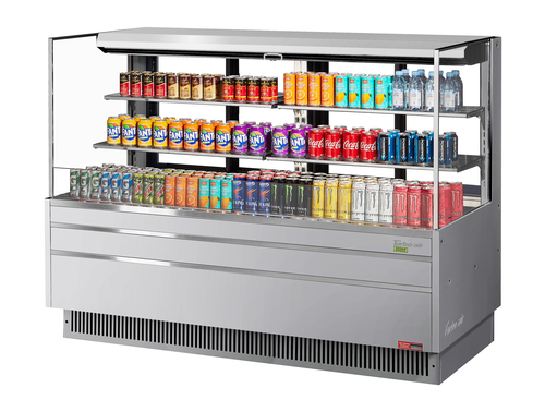 Turbo Air TOM-72L-UFD-S-3S-N 70 3/4" Open Air Merchandiser