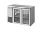 True TBB24-48-2G-Z1-SFT-S-1 48 1/8" Glass Door Back Bar Cooler