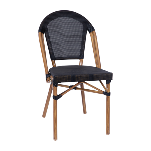 Flash Furniture SDA-AD642107-BK-NAT-GG 18 1/2" Patio Chair