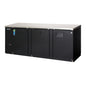 Everest EBB90 89 1/4" Solid Door Back Bar Cooler