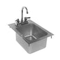 Glastender DI-HS12 12" Drop-In Sink