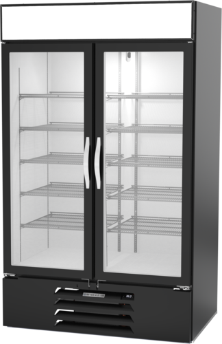 Beverage-Air MMR44HC-1-B-IQ 47" 2 Section Refrigerated Merchandiser