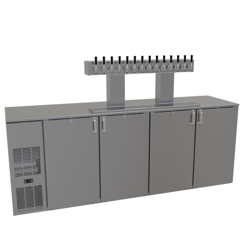 Glastender C1FB92-DD 92" Draft Beer Cooler