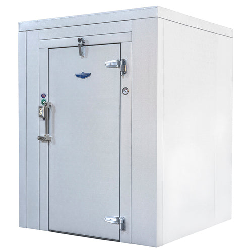 U.S. Cooler CO1010NF.TM95 117 1/2" 6' x 10' Indoor Walk-In Cooler with Floor, Self-Contained