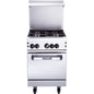 Vulcan 24S-4B 24" 4 Burner Gas Restaurant Range
