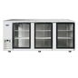 Atosa MBB90GGR 89 1/4" Glass Door Back Bar Cooler