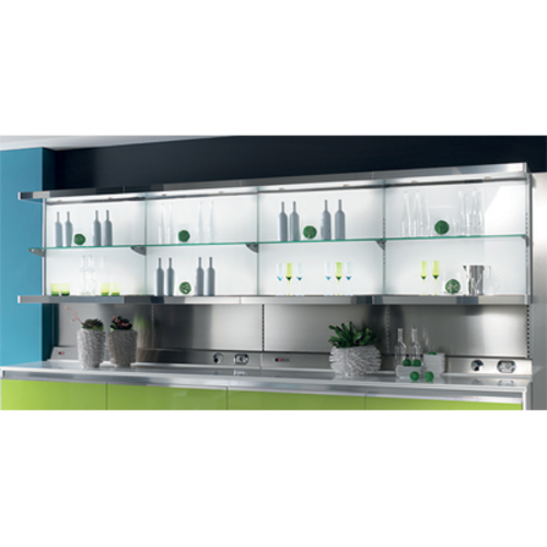 Oscartek WALL SHELVING DISPLAY WS1 1250 49 1/4" Wall Shelving
