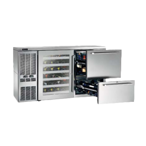 Perlick DZS60 60" Solid Door Back Bar Cooler