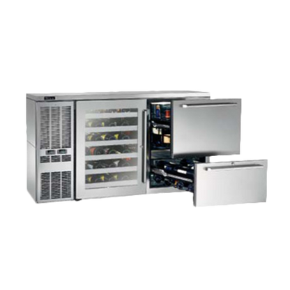 Perlick DZS60 60" Solid Door Back Bar Cooler