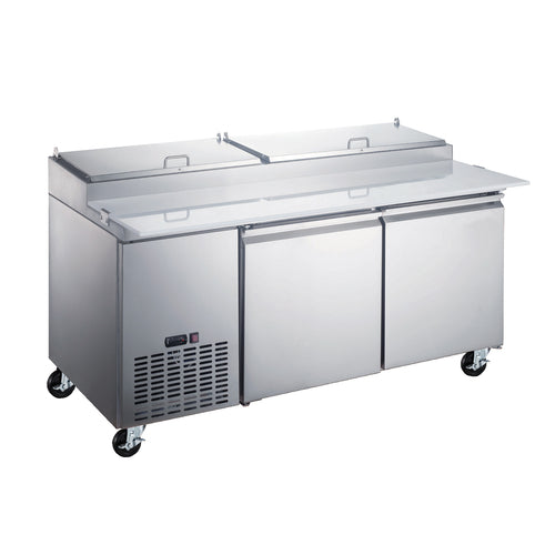 Omcan 50043 70 7/8" 2 Doors Pizza Prep Table