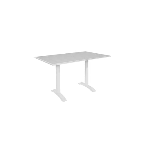 BFM Seating PHB3248WHU-0022WH 48" Patio Table