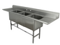 Advance Tabco FC3M-2028-24RLX 108" Compartment Sink