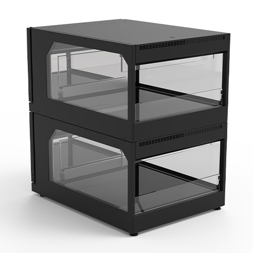 RPI VIHD2-SQ-CO-VARIO-BL 23 1/2" Heated Display Case