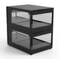 RPI VIHD2-SQ-CO-VARIO-BL 23 1/2" Heated Display Case