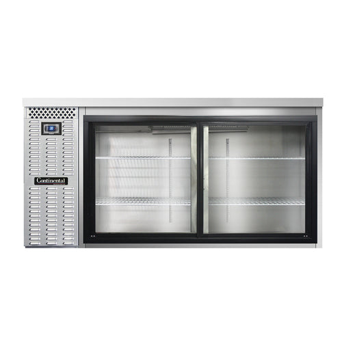 Continental Refrigerator BB69SNSSSGD 69" Solid Door Back Bar Cooler