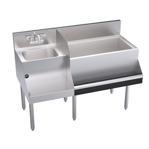 Krowne KR24-W48R-10 48" Underbar Ice Bin / Cocktail Station