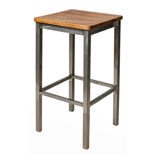 BFM Seating 2510B-CL ASH 16 1/2" Barstool