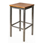 BFM Seating 2510B-CL ASH 16 1/2" Barstool