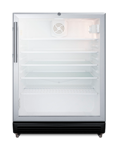 Summit SCR600BGLMBL 23 5/8" Refrigerated Merchandiser
