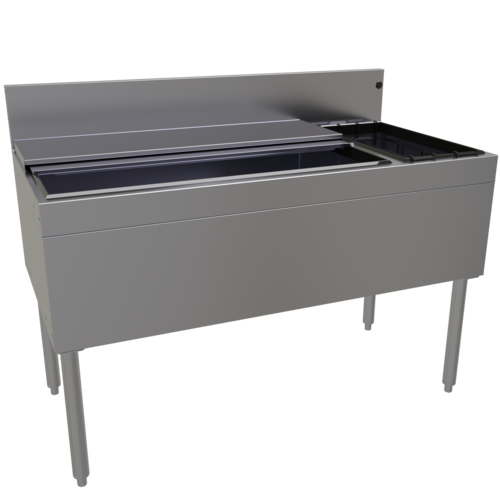 Glastender CBB-48R-CP10 48" Underbar Ice Bin / Cocktail Station