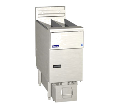 Pitco SE14X-1FD 15 5/8" 50 lb Electric Floor Fryer