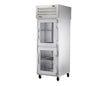 True STA1RPT-2HG-1S-HC 27 1/2" 1 Section Solid & Glass Door Pass-Thru Refrigerator