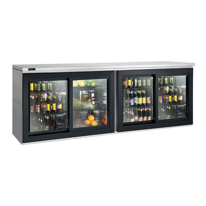 Perlick SDBR96 96" Solid Door Back Bar Cooler