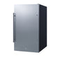 Summit SPR196OSCSS 19" Solid Door Undercounter Refrigerator