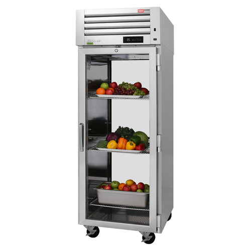 Turbo Air PRO-26R-G-PT-N(-L) 28 3/4" 1 Section Glass Door Pass-Thru Refrigerator