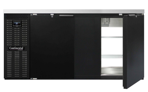 Continental Refrigerator BB69NPT 69" Solid Door Back Bar Cooler