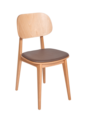 BFM Seating ZWC22NTRG2-NT Dining Chair