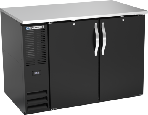 Beverage-Air BB48HC-B 48" Solid Door Back Bar Cooler