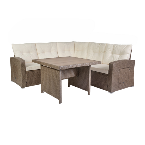 Flash Furniture LTS-SET-02023-BG-BR-GG 26 1/4" Patio Lounge Seating