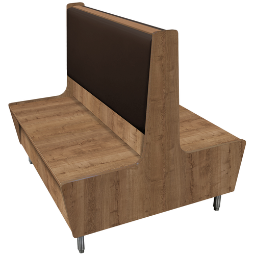 Oak Street MG-7240-DBL 72" Booth