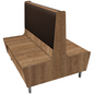 Oak Street MG-7240-DBL 72" Booth