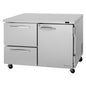 Turbo Air PUF-48-D2R(L)-N 48 1/4" Solid Door Undercounter Freezer