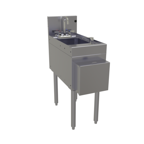 Glastender HSB-12-D 12" Underbar Sink