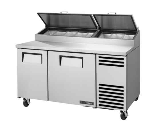 True TPP-AT-60-HC~HGTP 60 1/4" 2 Doors Pizza Prep Table