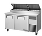 True TPP-AT-60-HC~HGTP 60 1/4" 2 Doors Pizza Prep Table