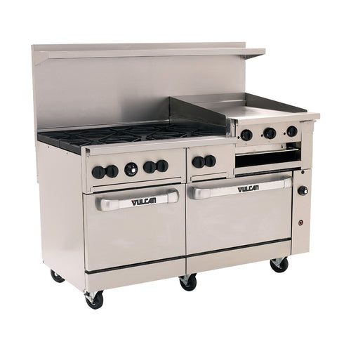 Vulcan 60SS-6B24GBN 60" 6 Burner Gas Restaurant Range