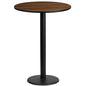 Flash Furniture XU-RD-24-WALTB-TR18B-GG Dining Table
