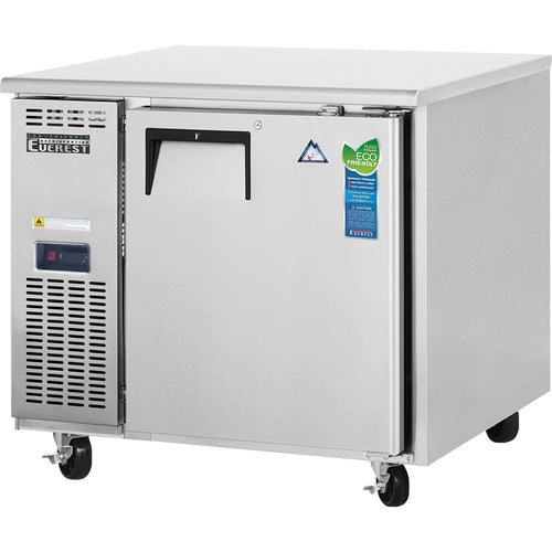 Everest ETF1 35 5/8" Solid Door Undercounter Freezer
