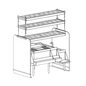 Perlick PTS54R-LF 54" Underbar Ice Bin / Cocktail Station