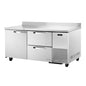 True TWT-67D-2-HC~SPEC3 67 1/4" 1 Door Worktop Refrigerator