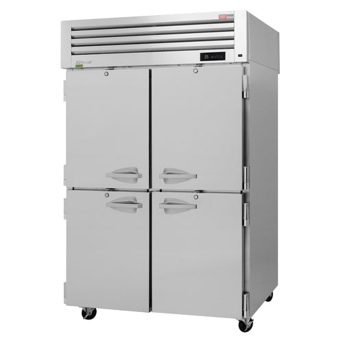 Turbo Air PRO-50-4R-N(-AR) 51 3/4" 2 Section Solid Door Reach-In Refrigerator