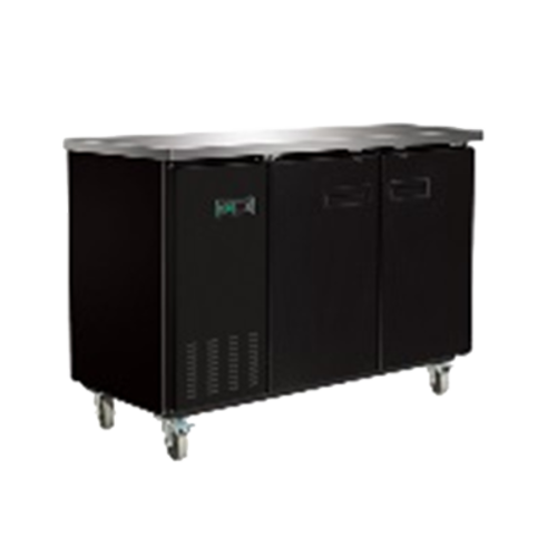 Entree BB-2D-60-SI-HC 58 3/4" Solid Door Back Bar Cooler